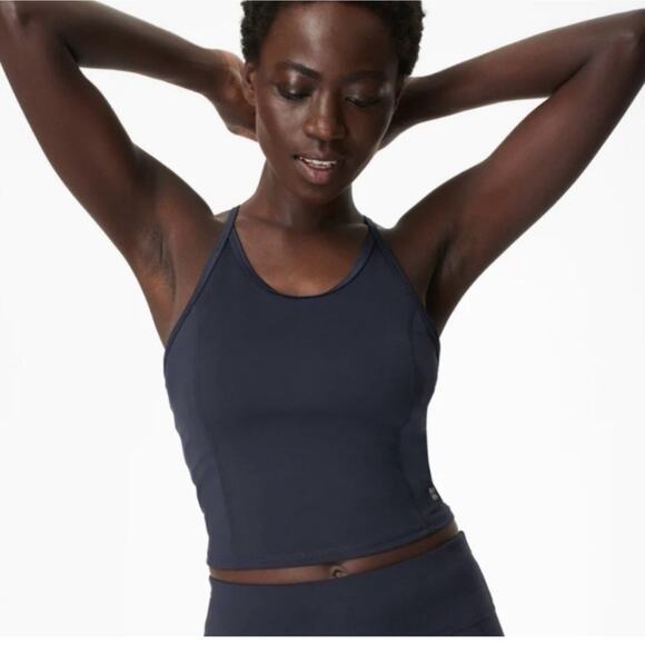 SoulCycle Sweaty Betty All Day Vest Top in Black Size S NWT - Picture 1 of 7